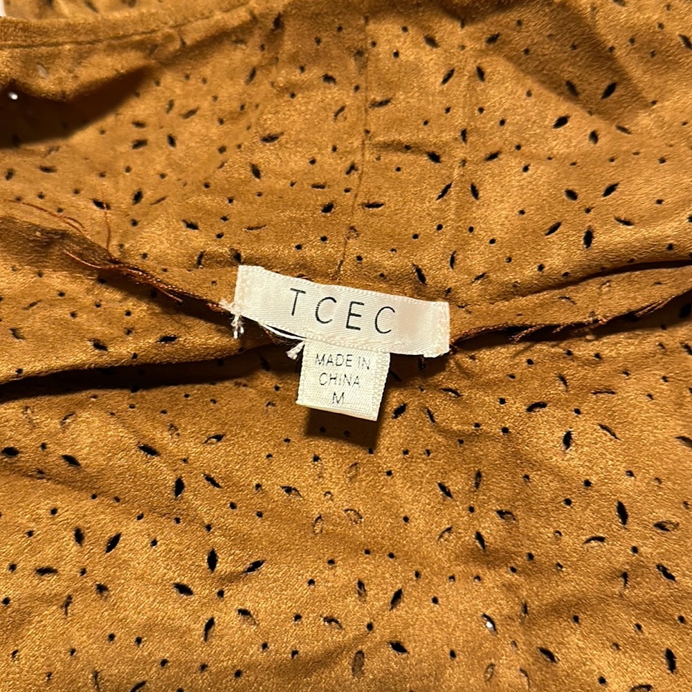 TCEC faux suede hippy/western/groovy vest! Size Medium - Picture 4 of 8